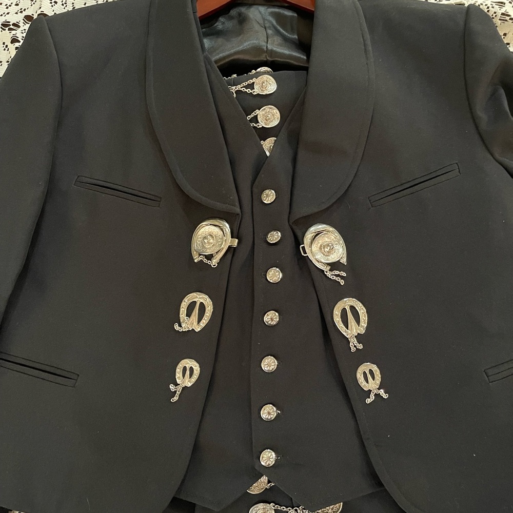 Charro Suit, authentic silver